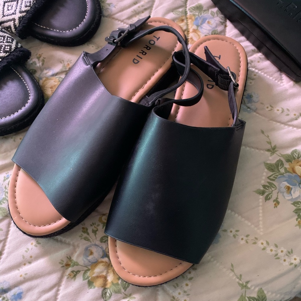 Torrid black sandals